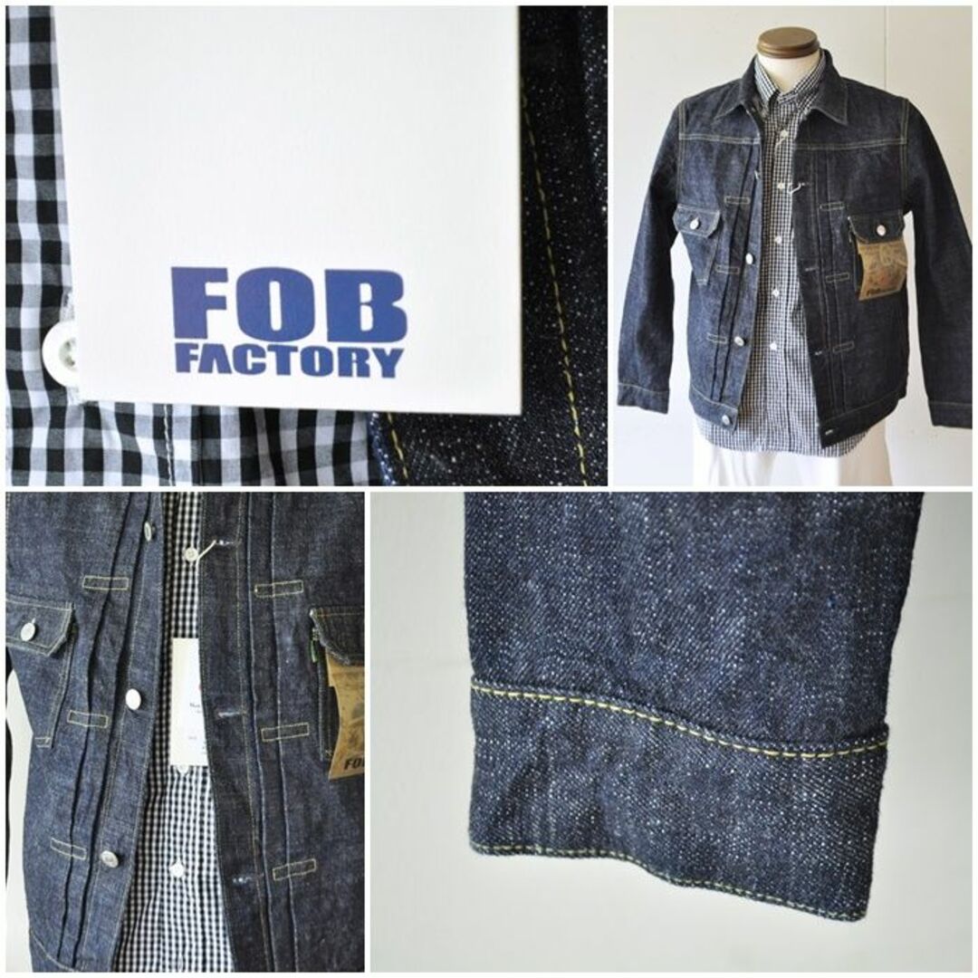 FOBFACTORY エフオービーファクトリー　2378 Gジャンデニム　M