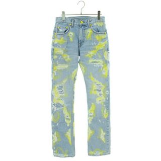 エンドレスデニム Endless Denim  Endless Denim Distressed Embroidered Jeans ディストレスドエンブロイダリーデニムパンツ メンズ 28インチ(デニム/ジーンズ)