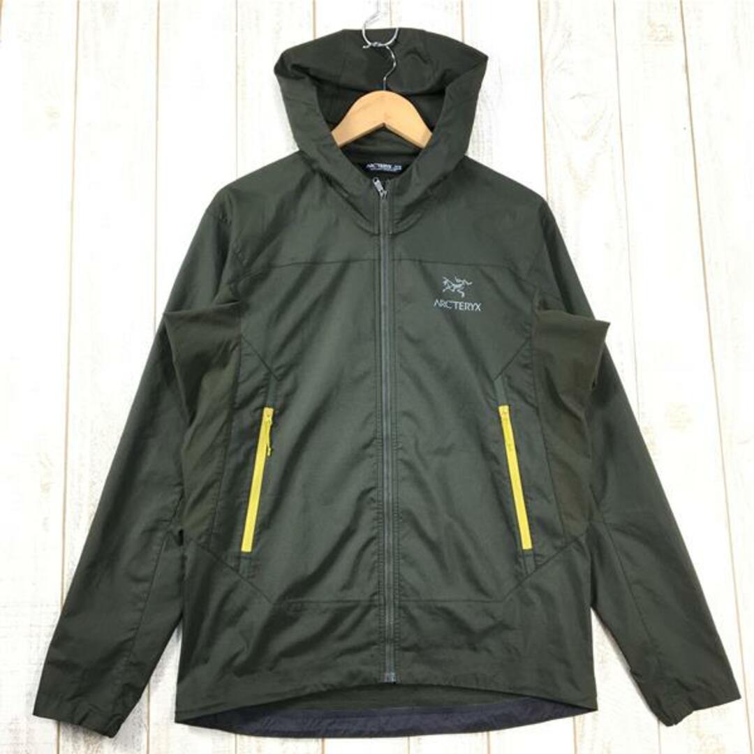 51cm着丈MENs M  アークテリクス テンクイール フーディ Tenquille Hoody ウィンドシェル ジャケット ARCTERYX 15565 グリーン系