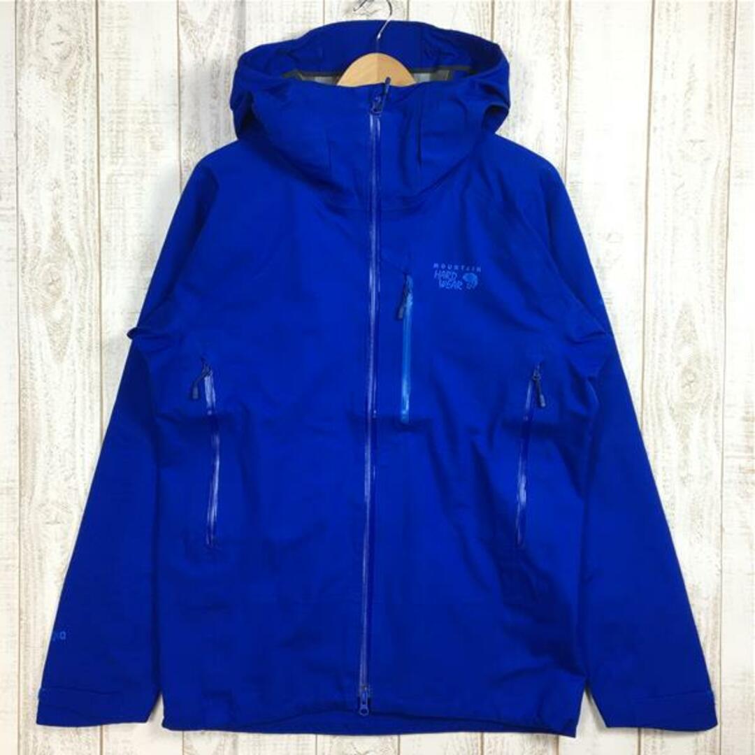 無褪色MENs M  マウンテンハードウェア アルケミー フーデッド ジャケット Alchemy Hooded Jacket DryQElite防水 ソフトシェル フーディ MOUNTAIN HARDWEAR OM6127 ブルー系