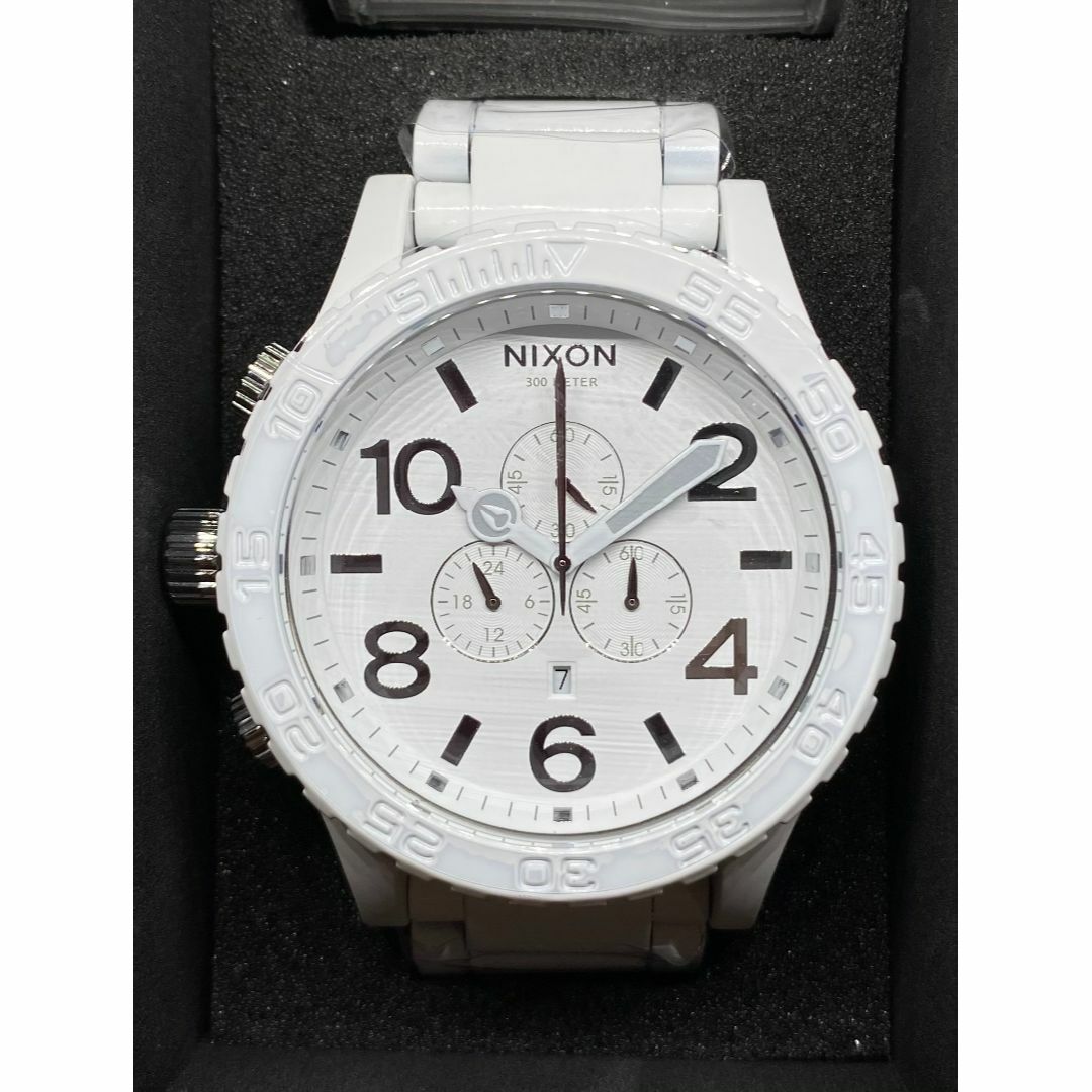 NIXON - ニクソン NIXON A083-1255 クロノグラフ ホワイト シルバー