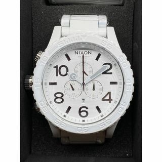 ニクソン(NIXON)のニクソン NIXON A083-1255 クロノグラフ ホワイト シルバー(腕時計(アナログ))