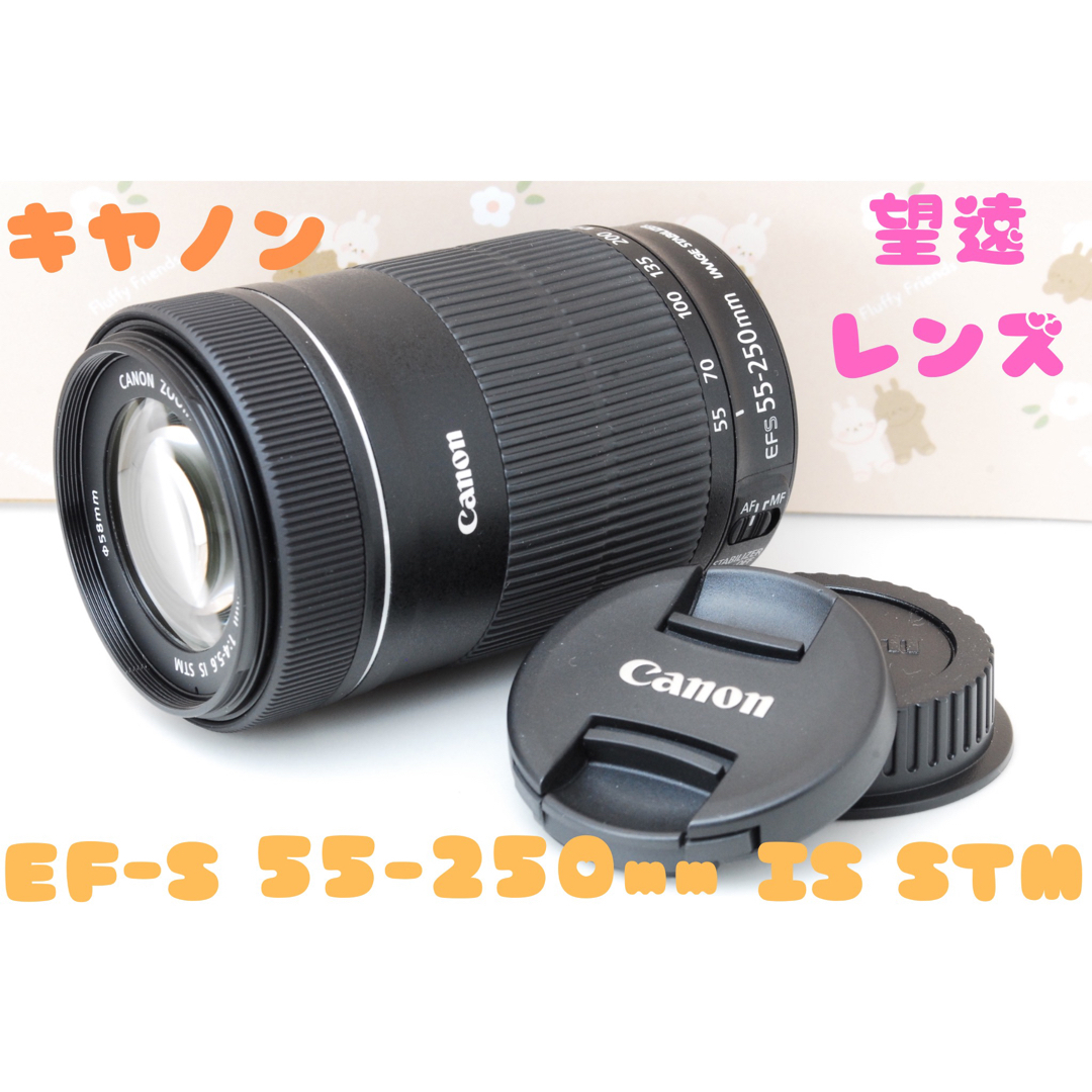 Canon 望遠レンズ　EF-S 55-250mm F4-5.6 IS STM