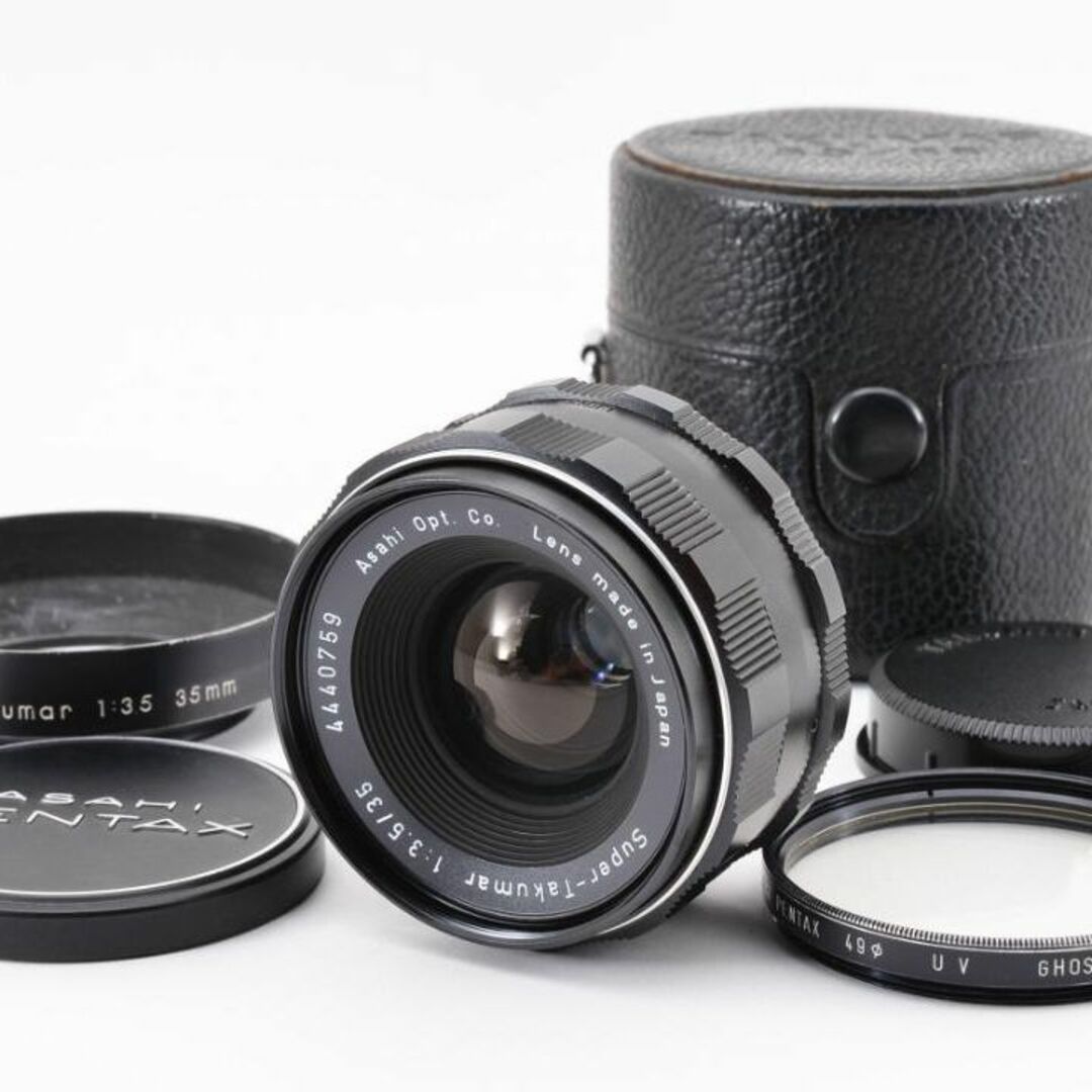 美品 M42 PENTAX TAKUMAR 35mm F3.5 純正付属付