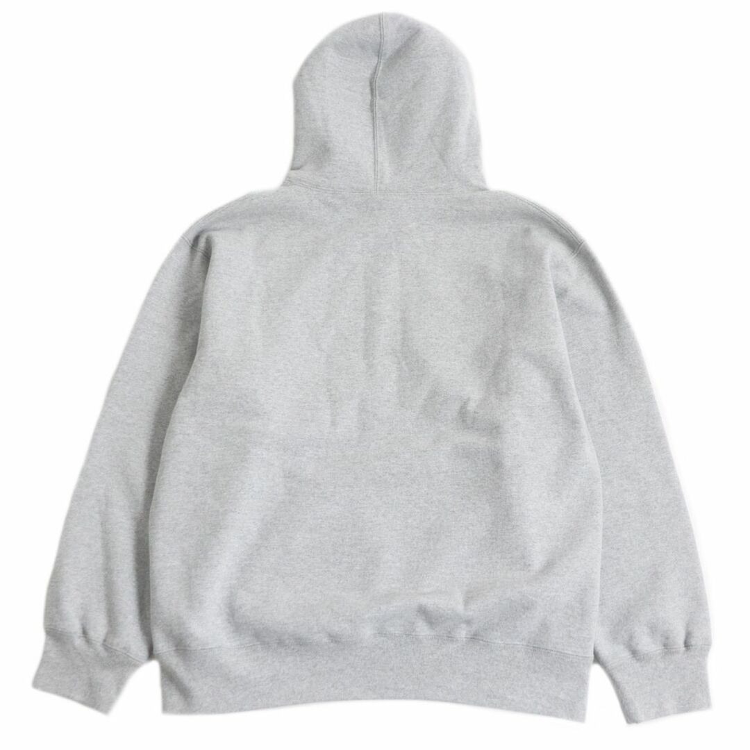 極美品□22AW Supreme/シュプリーム Underline Hooded Sweatshirt 裏起毛 スウェットパーカー/ロゴフーディー  グレー L カナダ製 正規品