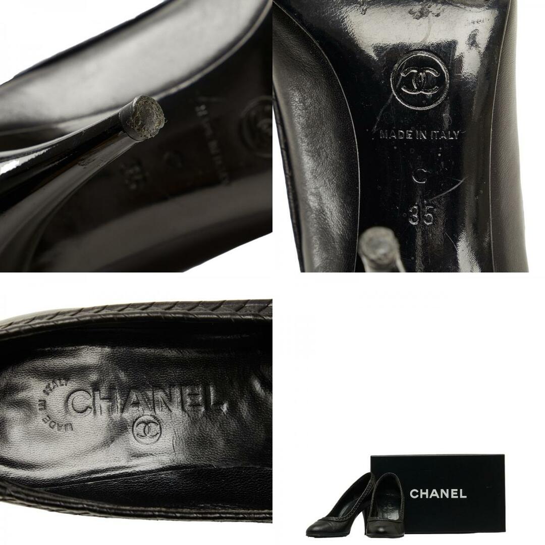 CHANEL(シャネル)のシャネル ココマーク ハイヒール パンプス レザー レディース CHANEL 【1-0123775】 レディースの靴/シューズ(ハイヒール/パンプス)の商品写真