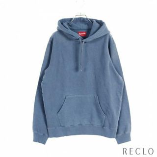 シュプリーム(Supreme)のOverdyed Hooded Sweatshirt プルオーバーパーカー コットン ブルーグレー 18SS(パーカー)