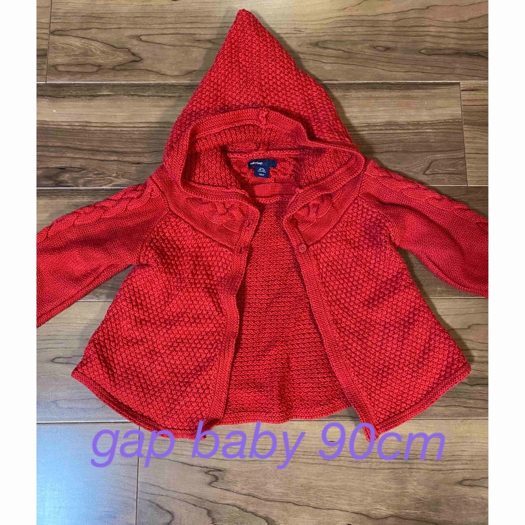 babyGAP(ベビーギャップ)のgap baby カーディガン 90cm キッズ/ベビー/マタニティのキッズ服女の子用(90cm~)(カーディガン)の商品写真