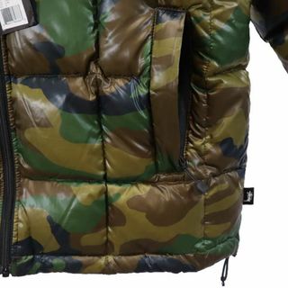 STUSSY - ステューシー 迷彩柄 ダウンジャケット M カーキ系 STUSSY