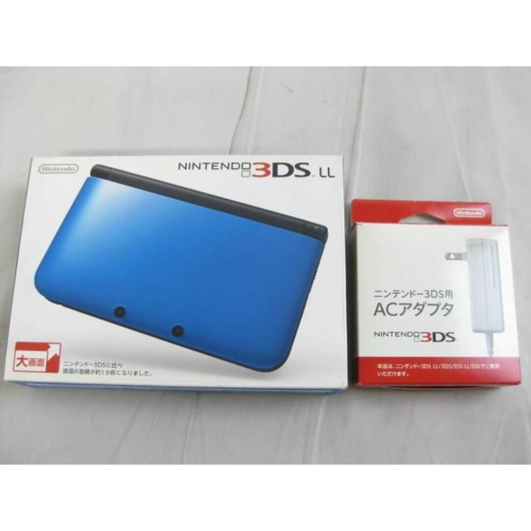 品 ゲーム ニンテンドー3DS LL 本体 SPR-001 ブルー×ブラック 動作品 ...