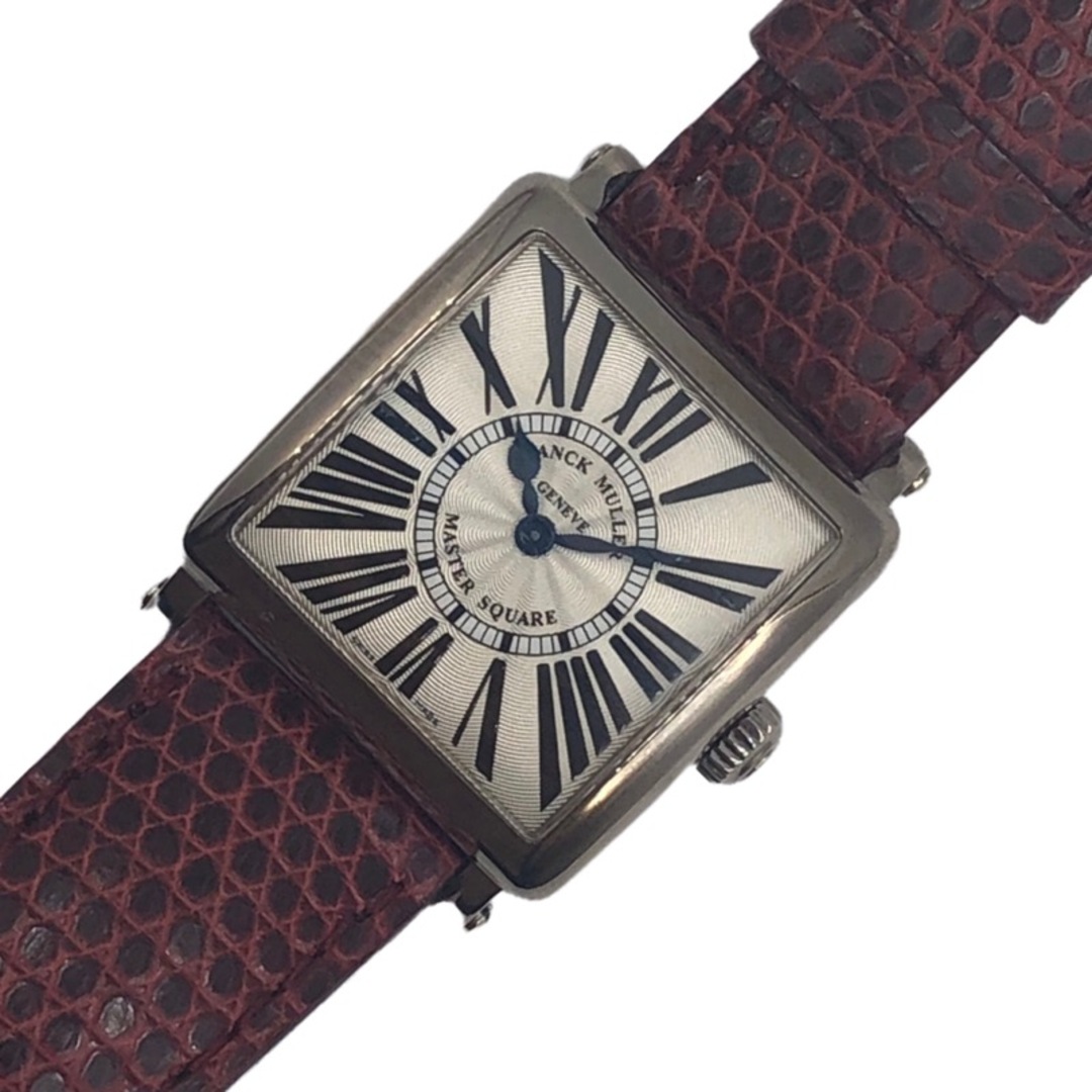 FRANCK MULLER(フランクミュラー)の　フランク・ミュラー FRANCK MULLER マスタースクエア 6002SQZ レッド K18WG/レザー クオーツ レディース 腕時計 レディースのファッション小物(腕時計)の商品写真