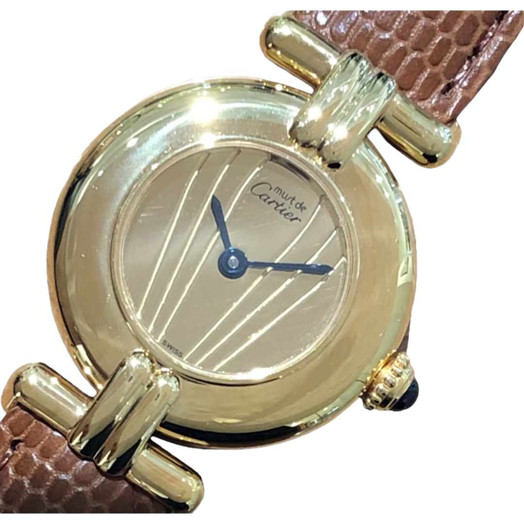 カルティエ Cartier マストリコリゼ ヴェルメイユ 590002 ゴールド シルバー925 SV、GF クオーツ レディース 腕時計