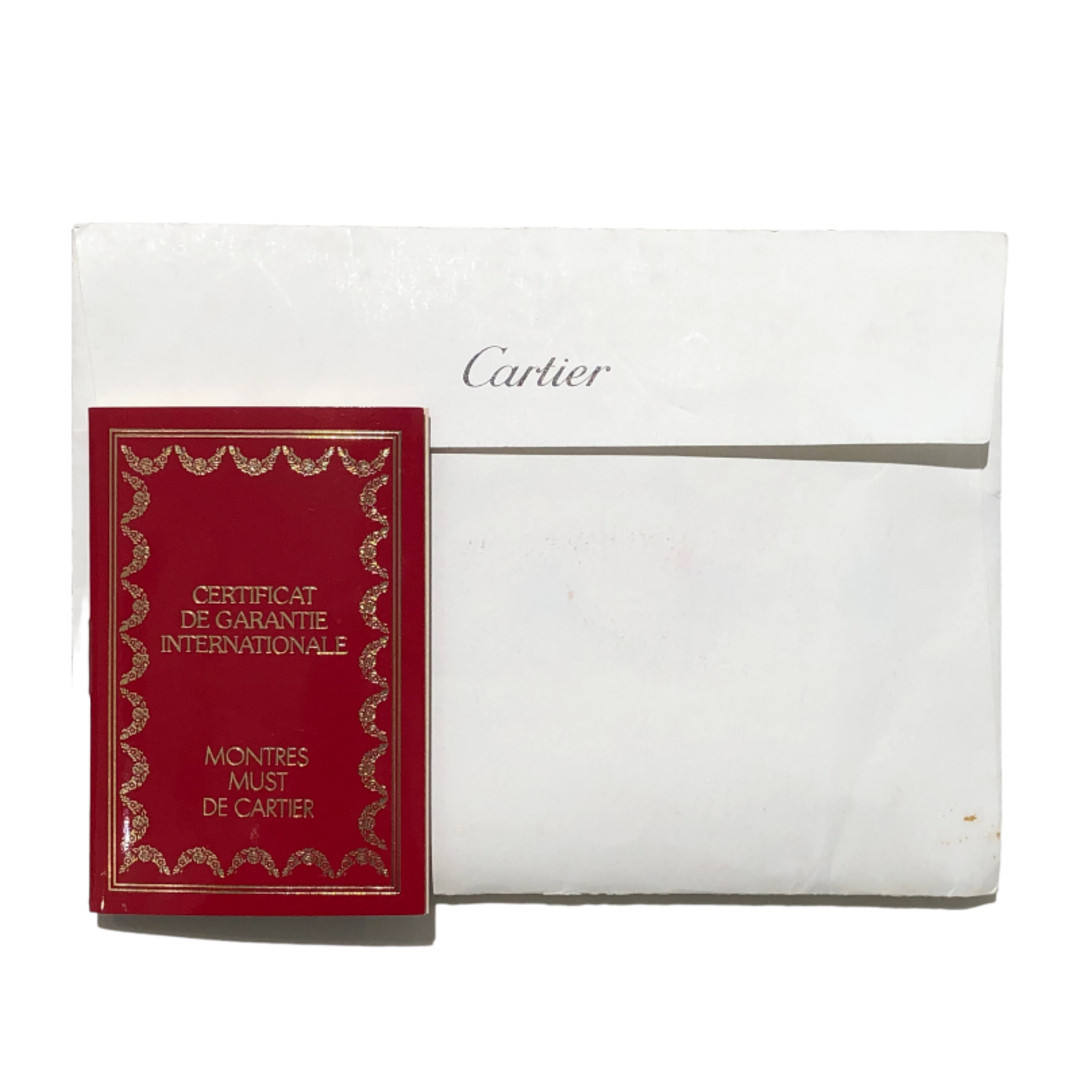 カルティエ Cartier マストコリゼ ヴェルメイユ W1008554 ゴールド シルバー925 SV925、GF クオーツ レディース 腕時計