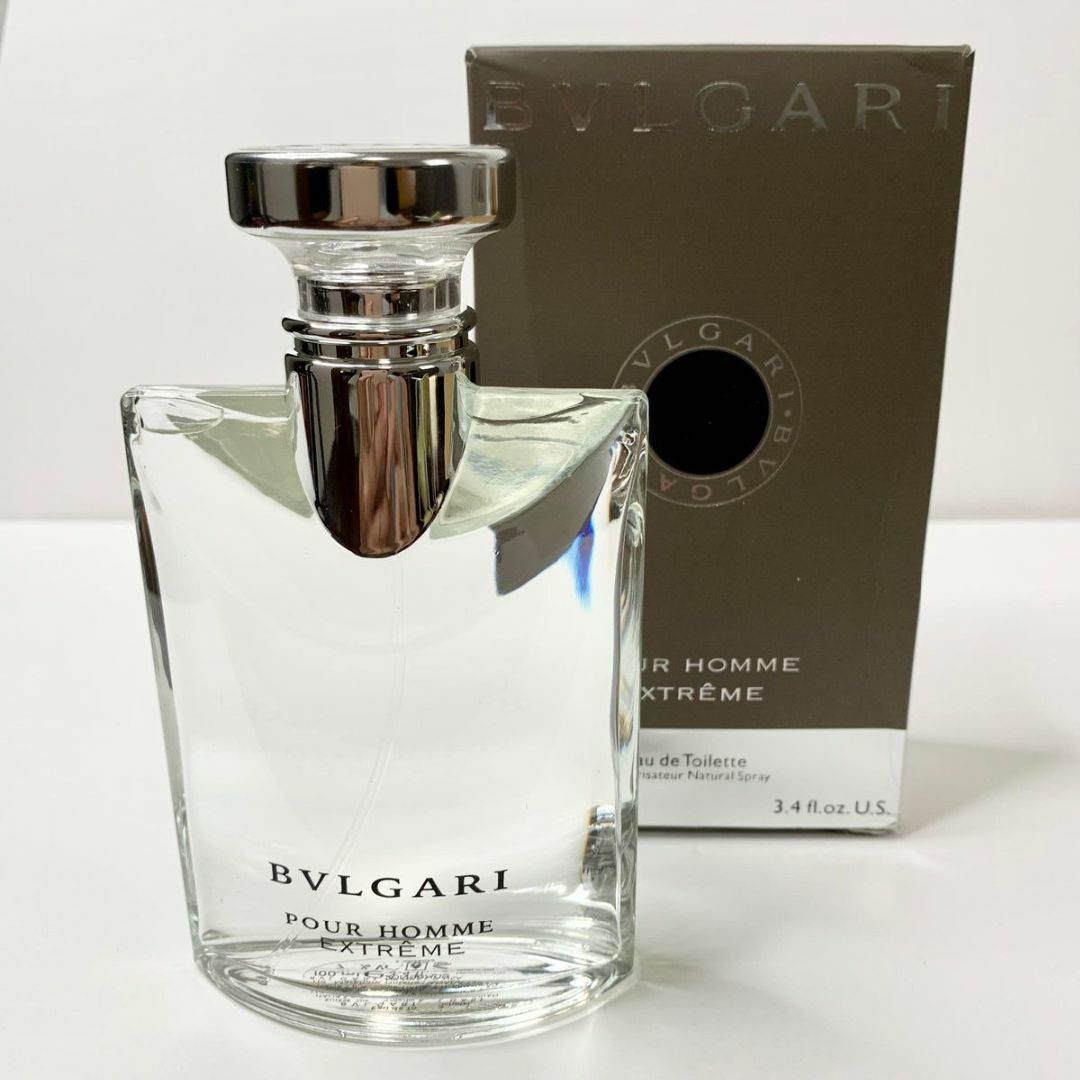 BVLGARI(ブルガリ)のほぼ未使用 ブルガリ プールオム エクストレーム オードトワレ 100ml コスメ/美容の香水(香水(男性用))の商品写真