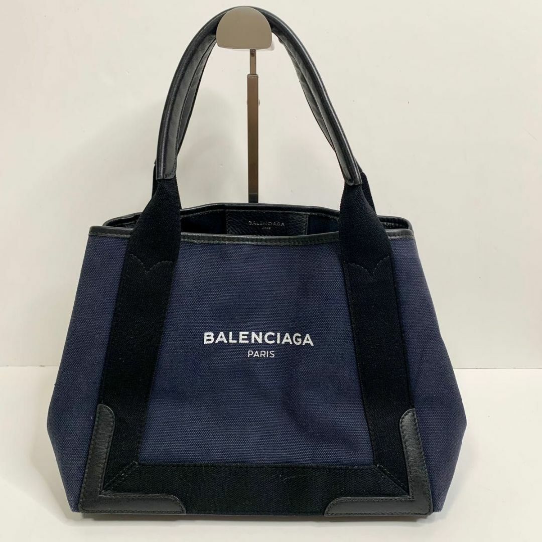 バレンシアガ BALENCIAGA ネイビーカバス トートバッグ ハンドバッグねこshopのクローゼット