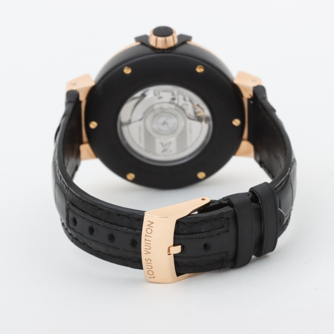 LOUIS VUITTON(ルイヴィトン)の　ルイ・ヴィトン LOUIS VUITTON タンブール エボリューション スピンタイム GMT Q1BG1 PG 自動巻き メンズ 腕時計 メンズの時計(その他)の商品写真