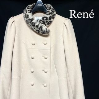 ルネ(René)の★美品・ほぼ未使用★ ルネ Rene ミンク襟 / ミンク袖口 コート (ロングコート)