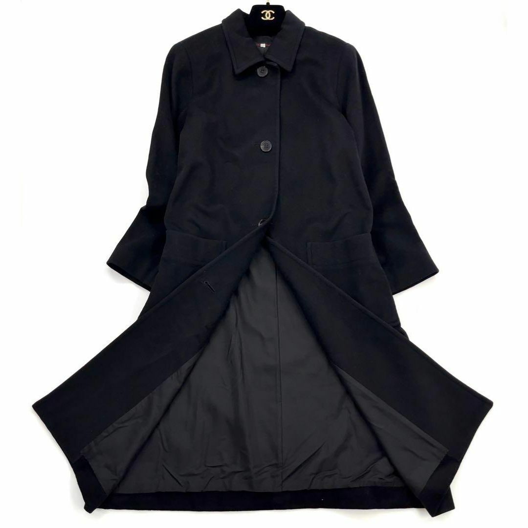 極美品】YOSHIE INABA ヨシエイナバ カシミヤ ロングコート 黒の通販