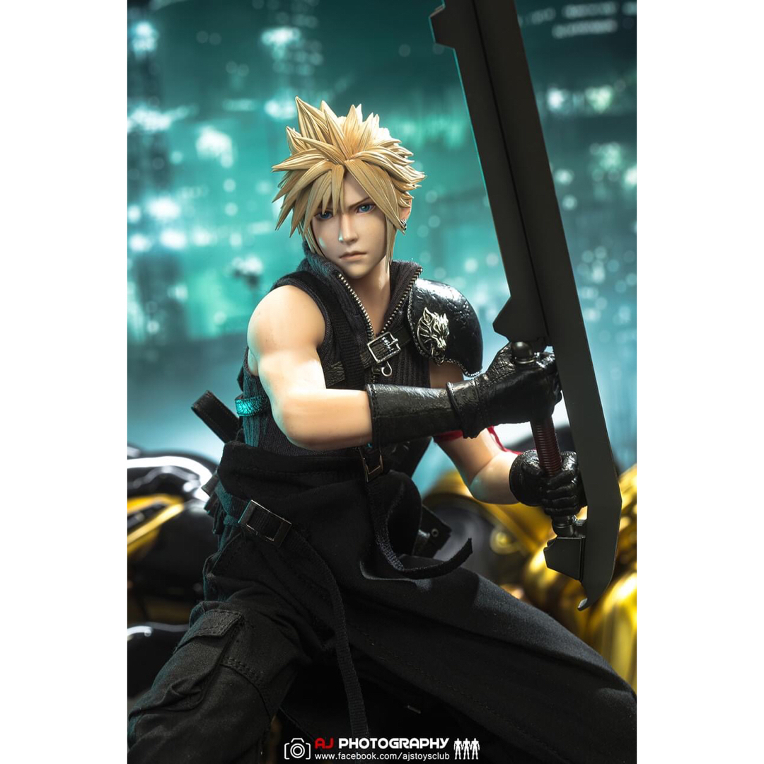 GAMETOYS  ファイナルファンタジー　クラウド　\u0026フェンリル　ホットトイズファイナルファンタジーvii