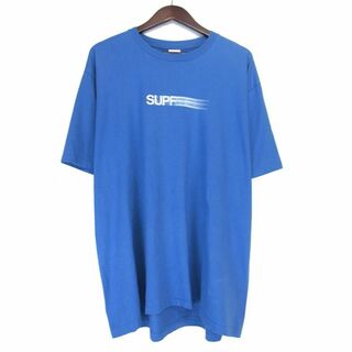 シュプリーム Tシャツ・カットソー(メンズ)（ブルー・ネイビー/青色系 ...