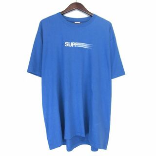 Supreme 2020ss Motion Logo Tee 紫Sサイズ