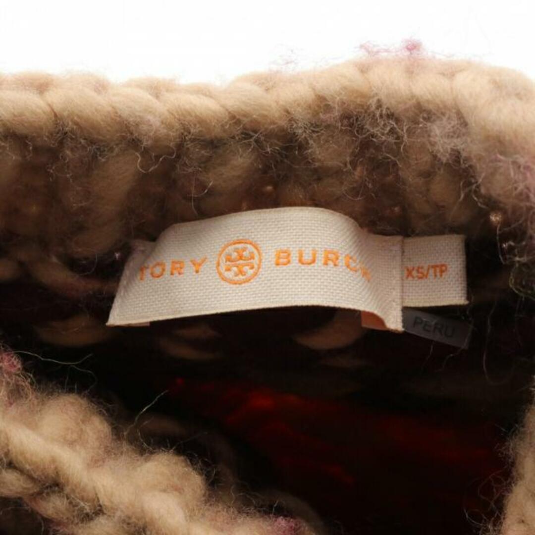 Tory Burch(トリーバーチ)の セーター ニット ウール パープル マルチカラー ローゲージ レディースのトップス(ニット/セーター)の商品写真