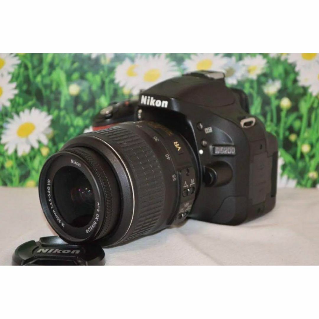❤高画質＆カンタン操作❤Nikon D5200 一眼レフカメラ 美品レンズセット | フリマアプリ ラクマ