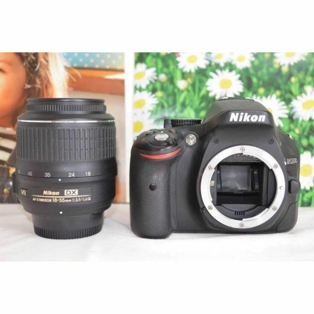 Nikon - ❤高画質＆カンタン操作❤Nikon D5200 一眼レフカメラ 美品 ...