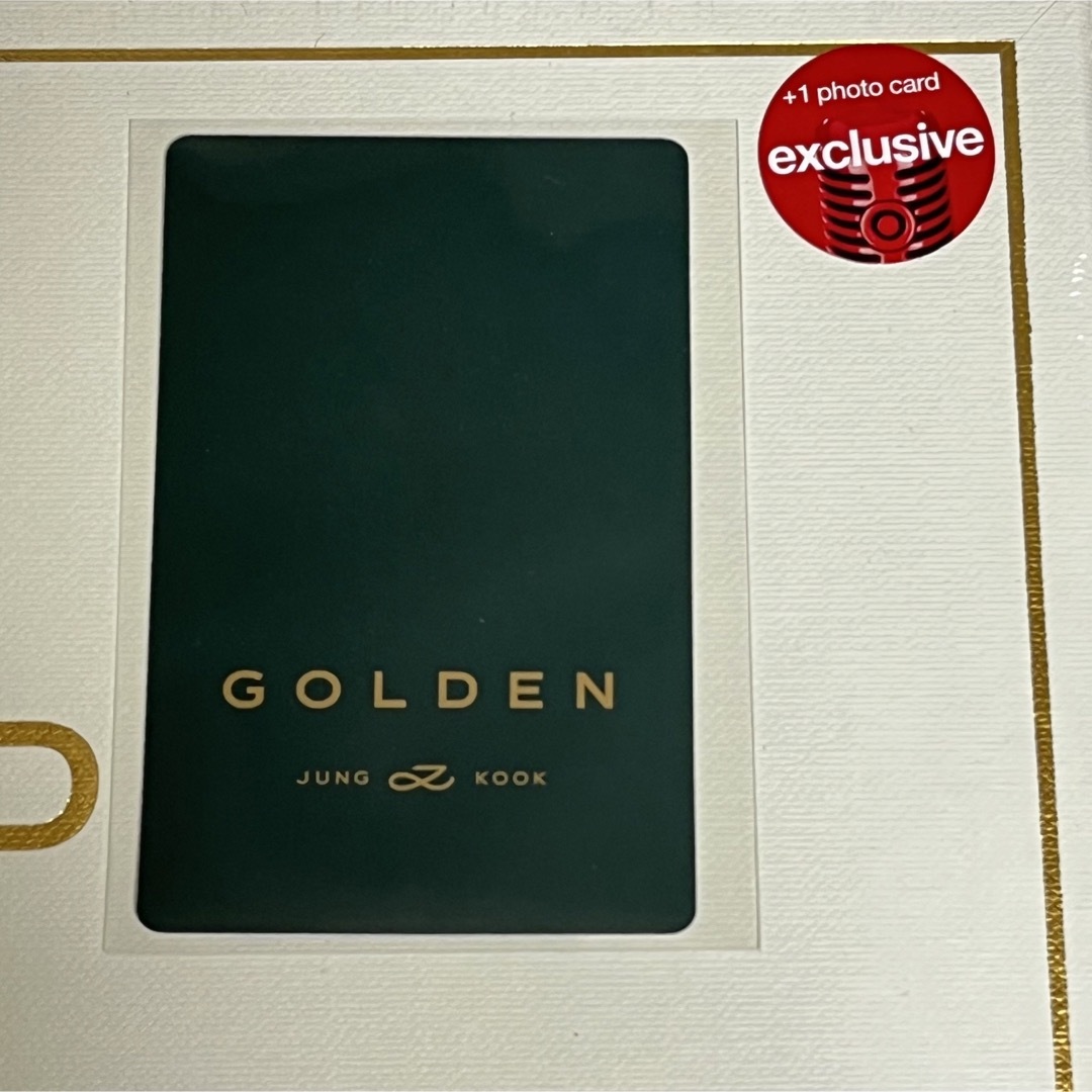 BTS ジョングク GOLDEN ターゲット限定　トレカ　アメリカ　target