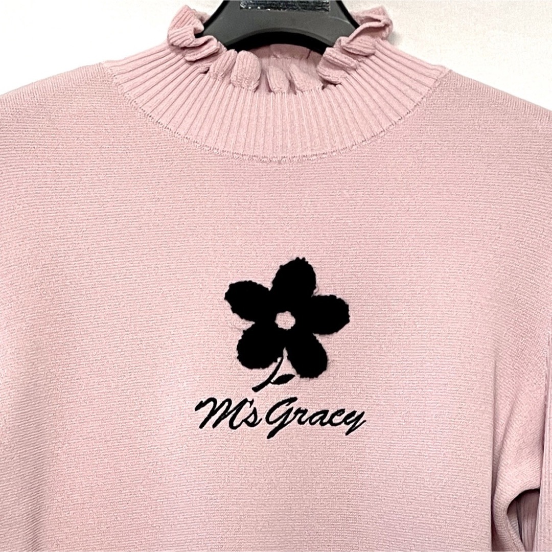 M'S GRACY(エムズグレイシー)の★美品・ほぼ未使用★ エムズグレイシー M'S GRACY ハイネック セーター レディースのトップス(ニット/セーター)の商品写真