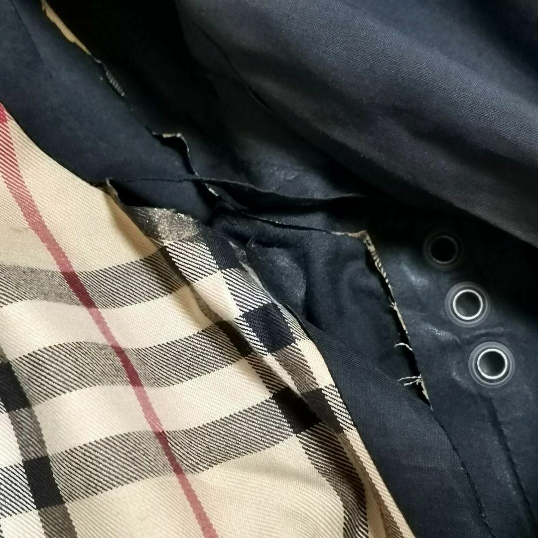 BURBERRY - 希少ゴム引き XL◎バーバリーロンドン ロングステンカラー