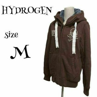 HYDROGEN - HYDROGEN パーカー プルオーバー 切り替え スカル 迷彩 M ...