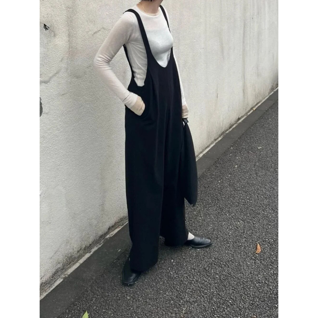 clane U NECK TUCK SALOPETTE PANTS | フリマアプリ ラクマ