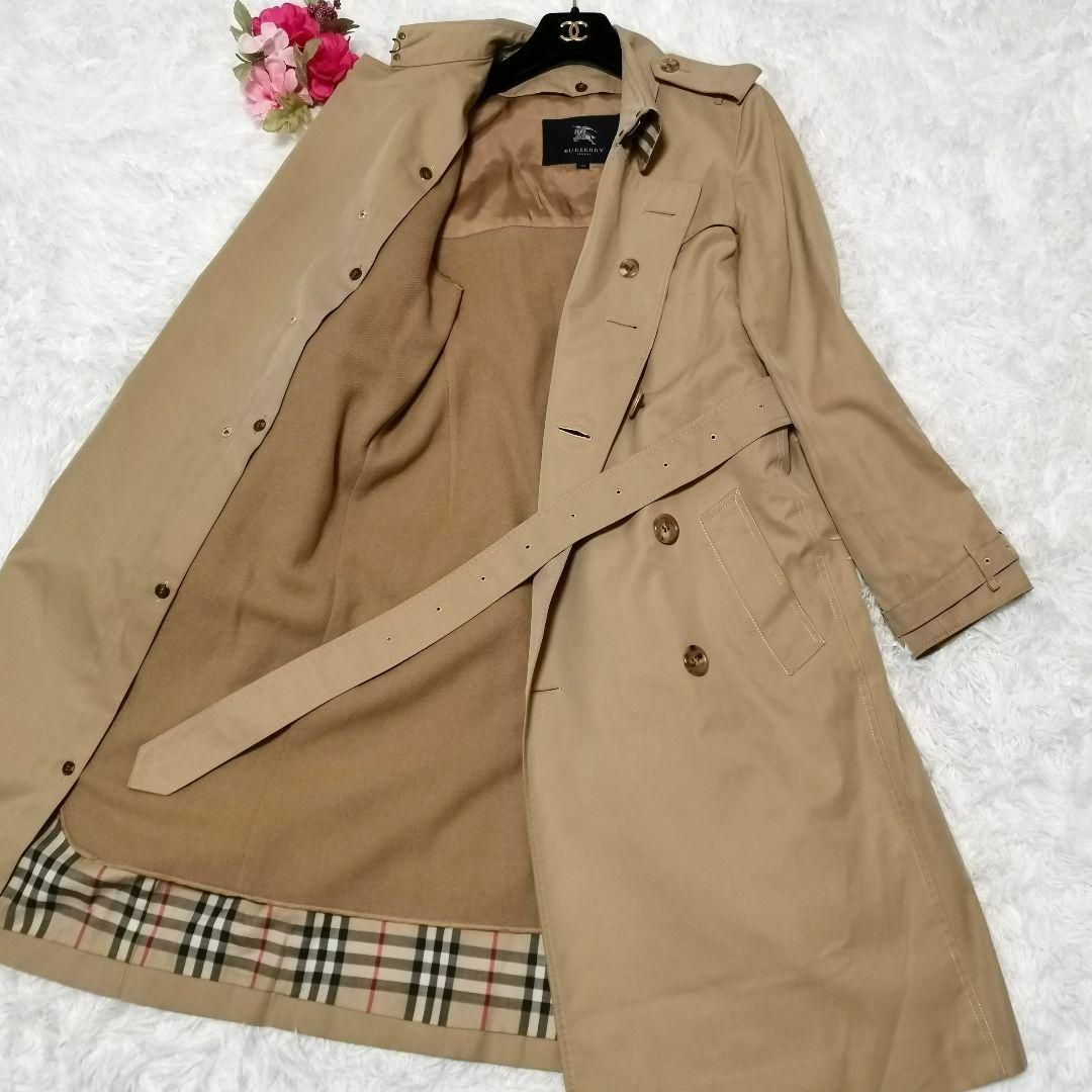 希少2way XL◎バーバリーロンドン トレンチコート ロング丈 ライナー 高級-