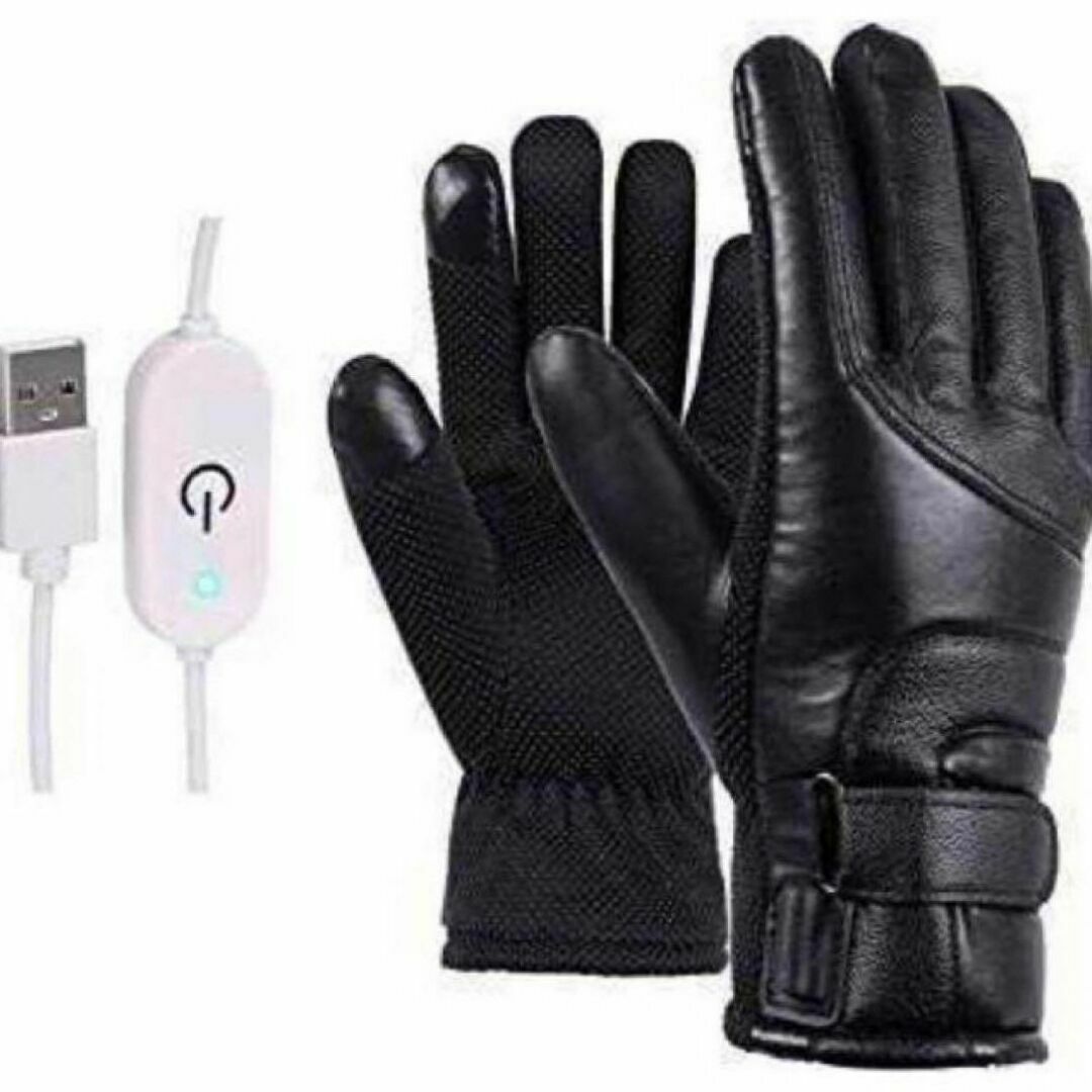 電熱グローブ バイク 極暖　手袋　メンズ USB バイク用 充電式 電熱 手袋 メンズのファッション小物(手袋)の商品写真