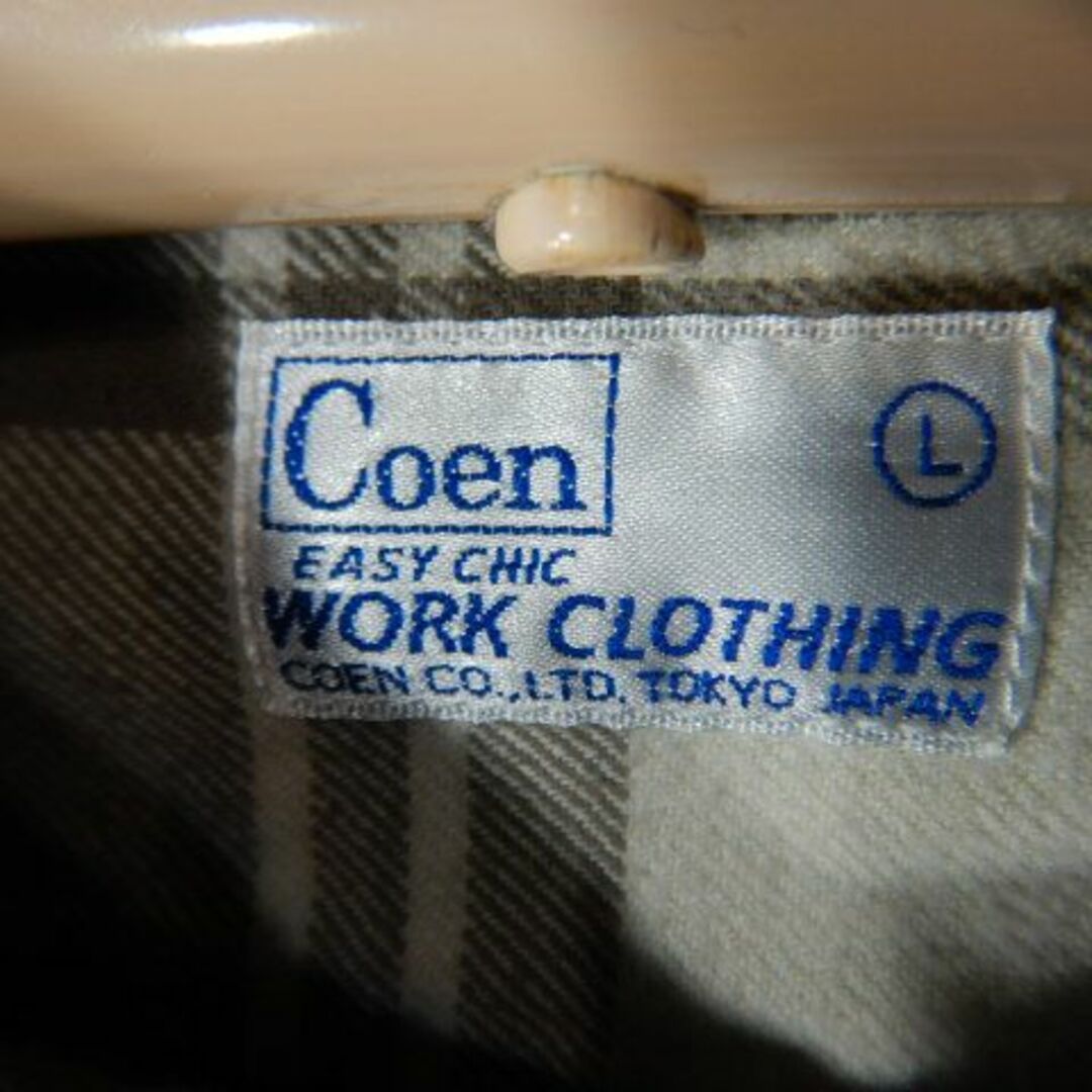 coen(コーエン)の8516　Coen　コーエン　長袖　チェック　デザイン　シャツ メンズのトップス(シャツ)の商品写真