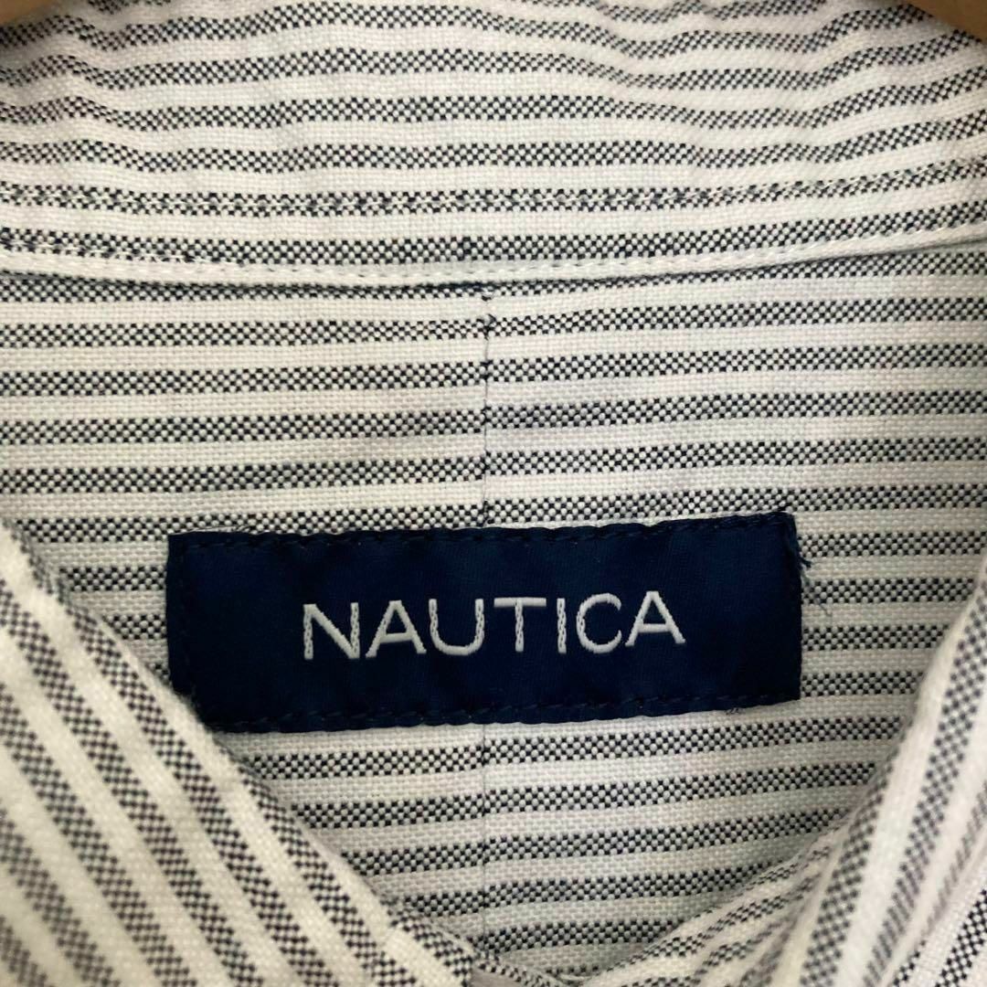 NAUTICA(ノーティカ)のノーティカ　Stripe Oxford BD Shirt長袖シャツ　長袖　 XL メンズのトップス(シャツ)の商品写真
