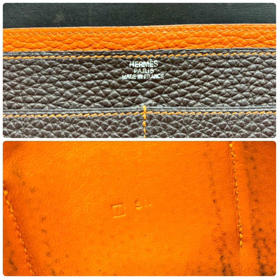HERMES - ☆エルメス☆ドゴン/ブラウン/茶/長財布/HERMES/二 HERMES - ☆エルメス☆ドゴン/ブラウン/茶/長財布/HERMES/二
