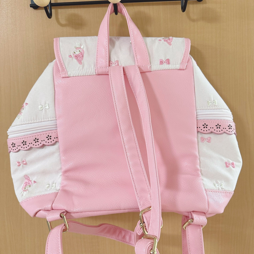 サンリオ(サンリオ)の（送料無料）マイメロディ　リュック　ピンク　小さめ レディースのバッグ(リュック/バックパック)の商品写真