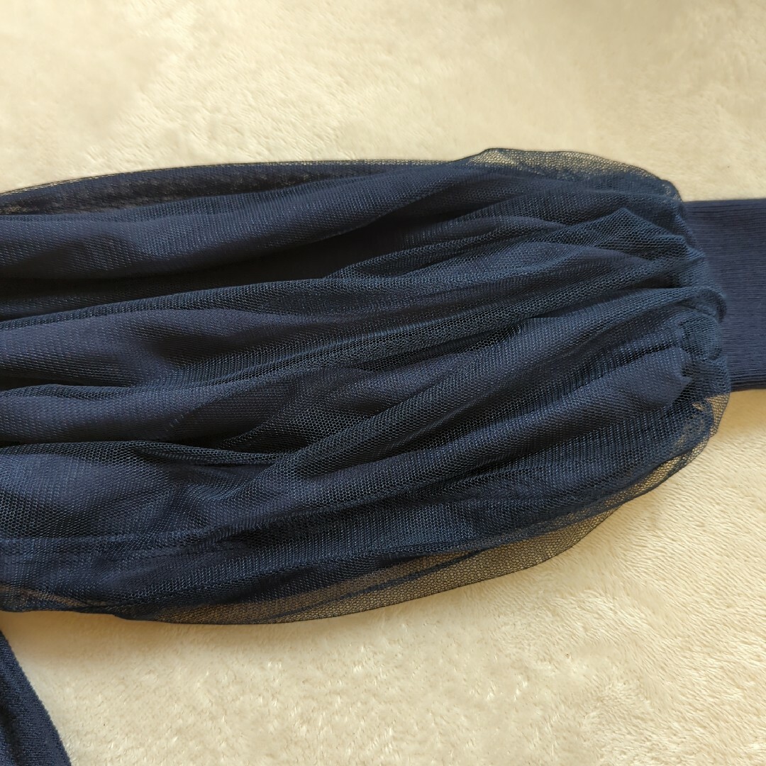Rope' Picnic(ロペピクニック)のSサイズ　ロペピクニック　バルーン袖　ニット　ネイビー レディースのトップス(ニット/セーター)の商品写真