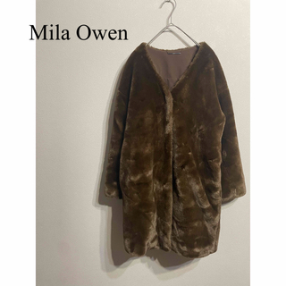 ミラオーウェン(Mila Owen)のミラオーウェン　ノーカラーファーコート(毛皮/ファーコート)
