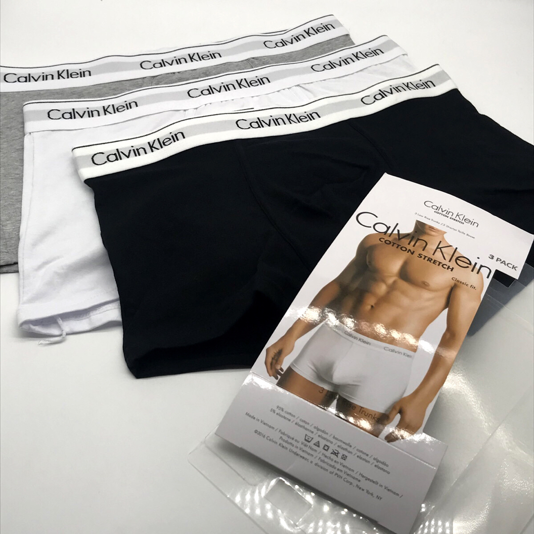 ck Calvin Klein(シーケーカルバンクライン)のカルバンクライン メンズ　ボクサーパンツ　3カラーセット　Mサイズ メンズのアンダーウェア(ボクサーパンツ)の商品写真