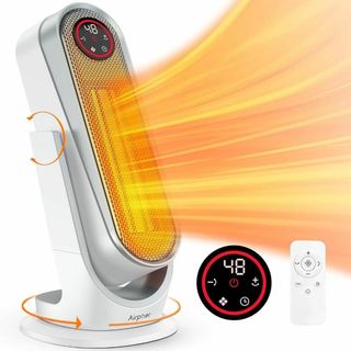 セラミックヒーター 自動首振り 節電 冷え防止 ヒーター 暖房器具 電気ヒーター(日用品/生活雑貨)