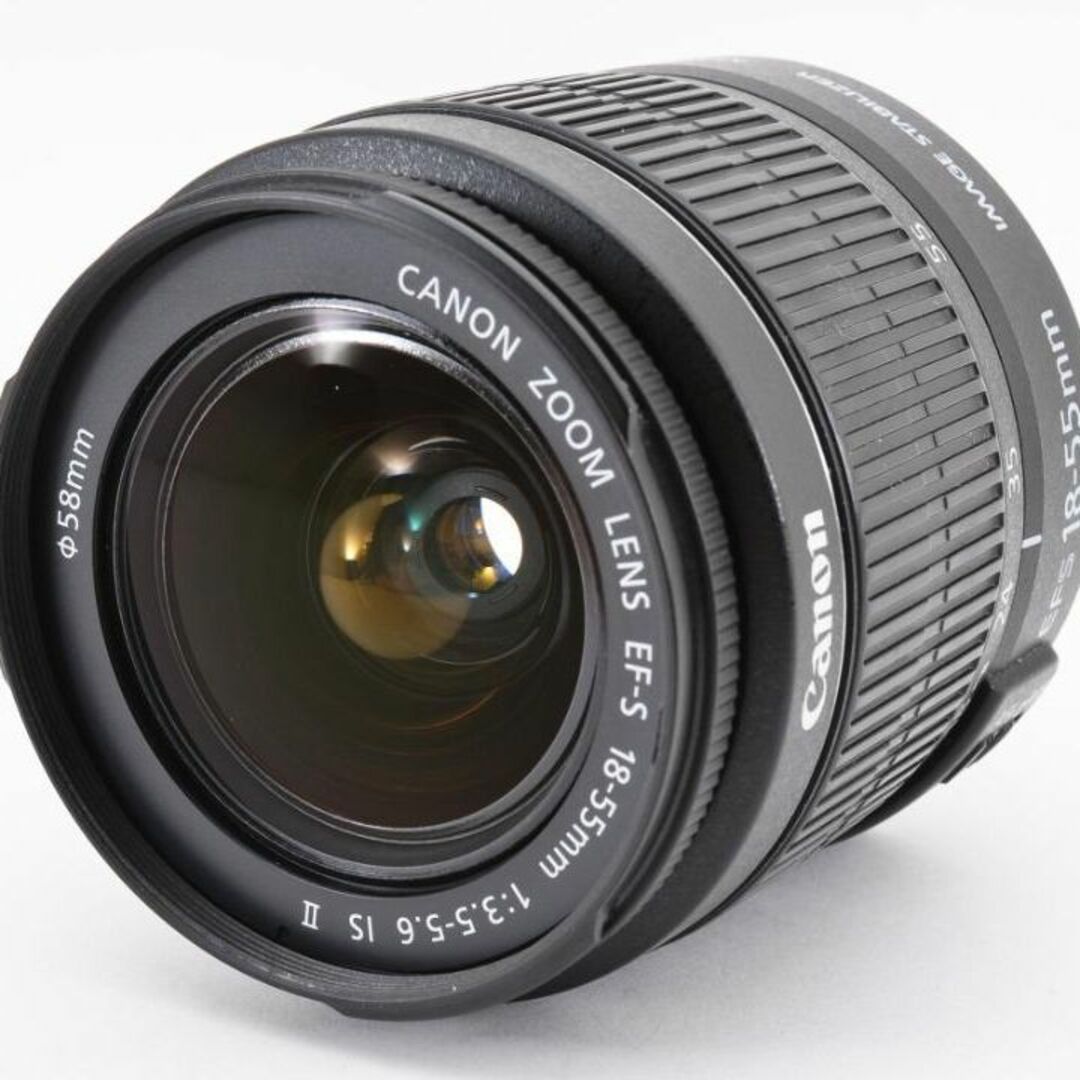 Canon(キヤノン)のCANON EF-S 18-55mm F3.5-5.6 IS II L846 スマホ/家電/カメラのカメラ(レンズ(ズーム))の商品写真