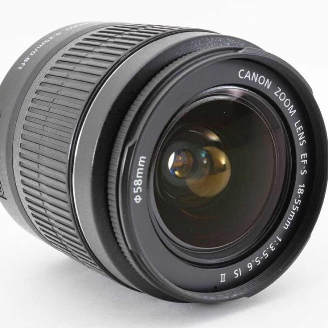 Canon(キヤノン)のCANON EF-S 18-55mm F3.5-5.6 IS II L846 スマホ/家電/カメラのカメラ(レンズ(ズーム))の商品写真