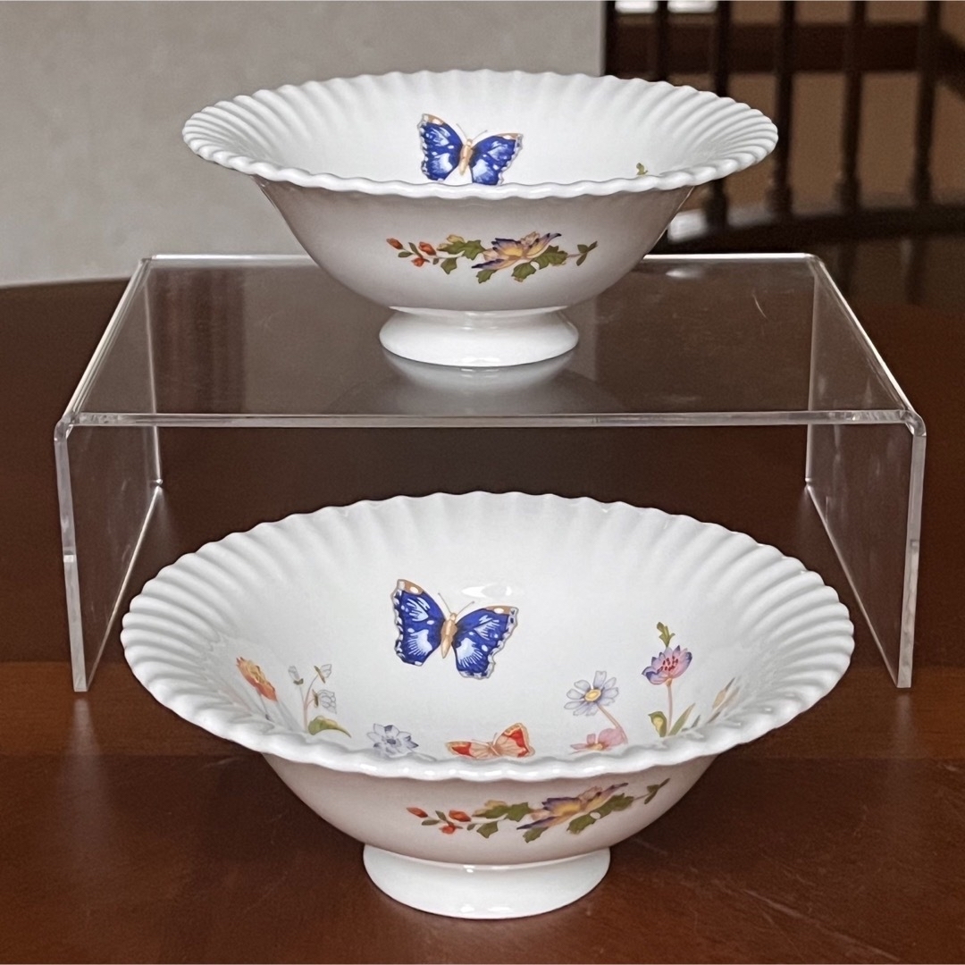 Aynsley China(エインズレイ)の【レア美品】エインズレイ★コテージガーデン★角皿と小鉢 インテリア/住まい/日用品のキッチン/食器(食器)の商品写真