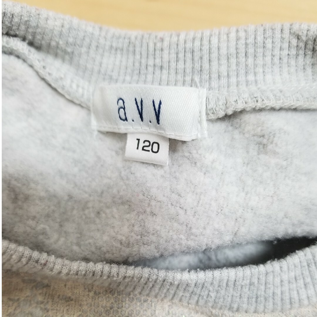 a.v.v(アーヴェヴェ)のワンピース 120センチ キッズ/ベビー/マタニティのキッズ服女の子用(90cm~)(ワンピース)の商品写真