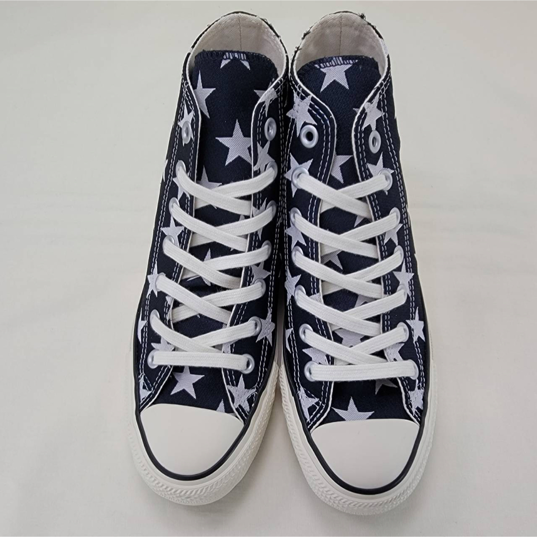 ALL STAR（CONVERSE）(オールスター)のコンバース オールスター 100 西陣織  ハイ ネイビー /星柄 24cm レディースの靴/シューズ(スニーカー)の商品写真