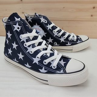 オールスター(ALL STAR（CONVERSE）)のコンバース オールスター 100 西陣織  ハイ ネイビー /星柄 24cm(スニーカー)