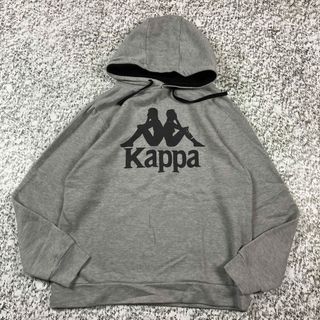 カッパ(Kappa)の【グッドレギュラー】カッパ　ビッグロゴプリントスウェットパーカー　フーディー(パーカー)